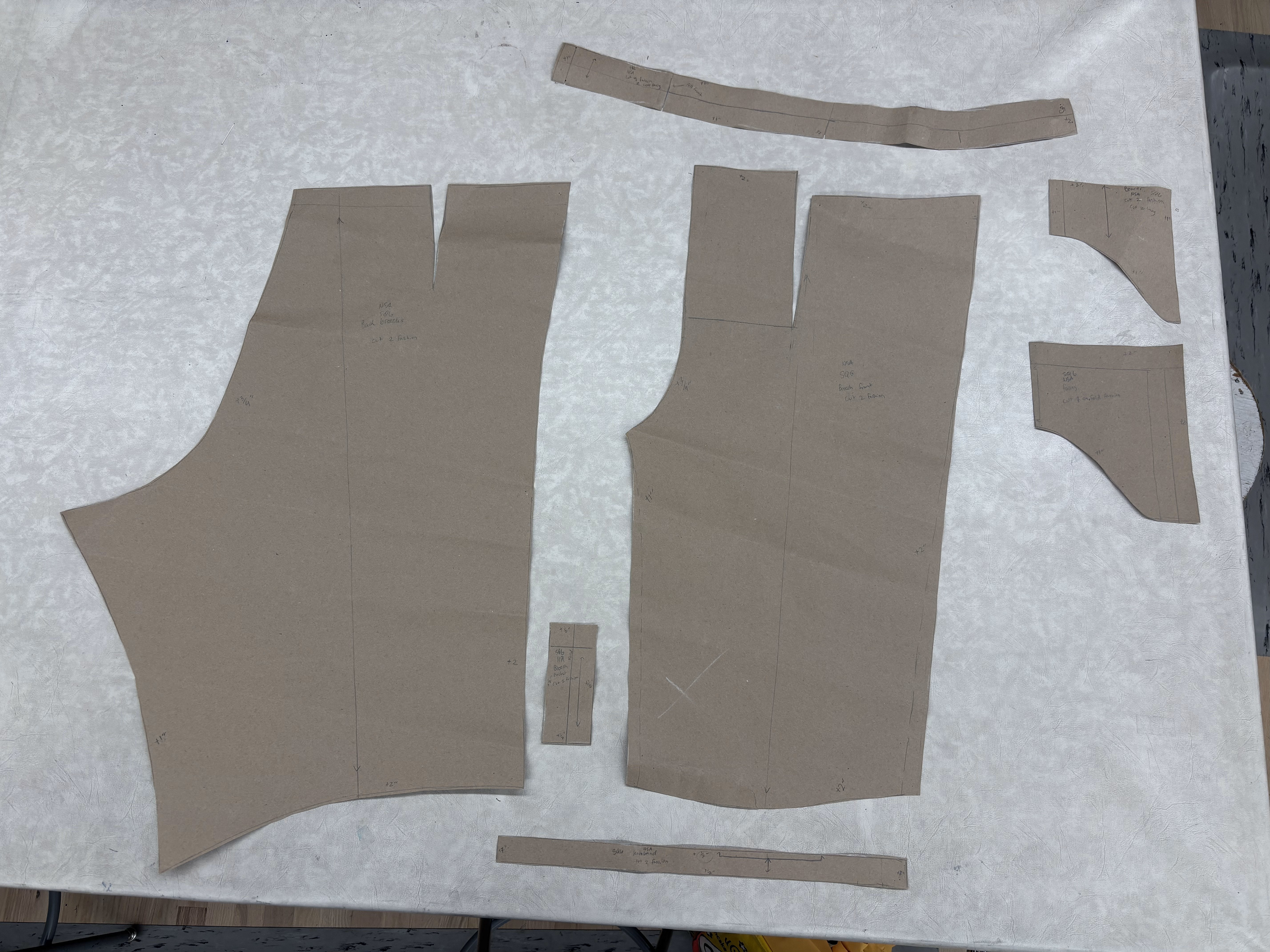Breeches pattern
