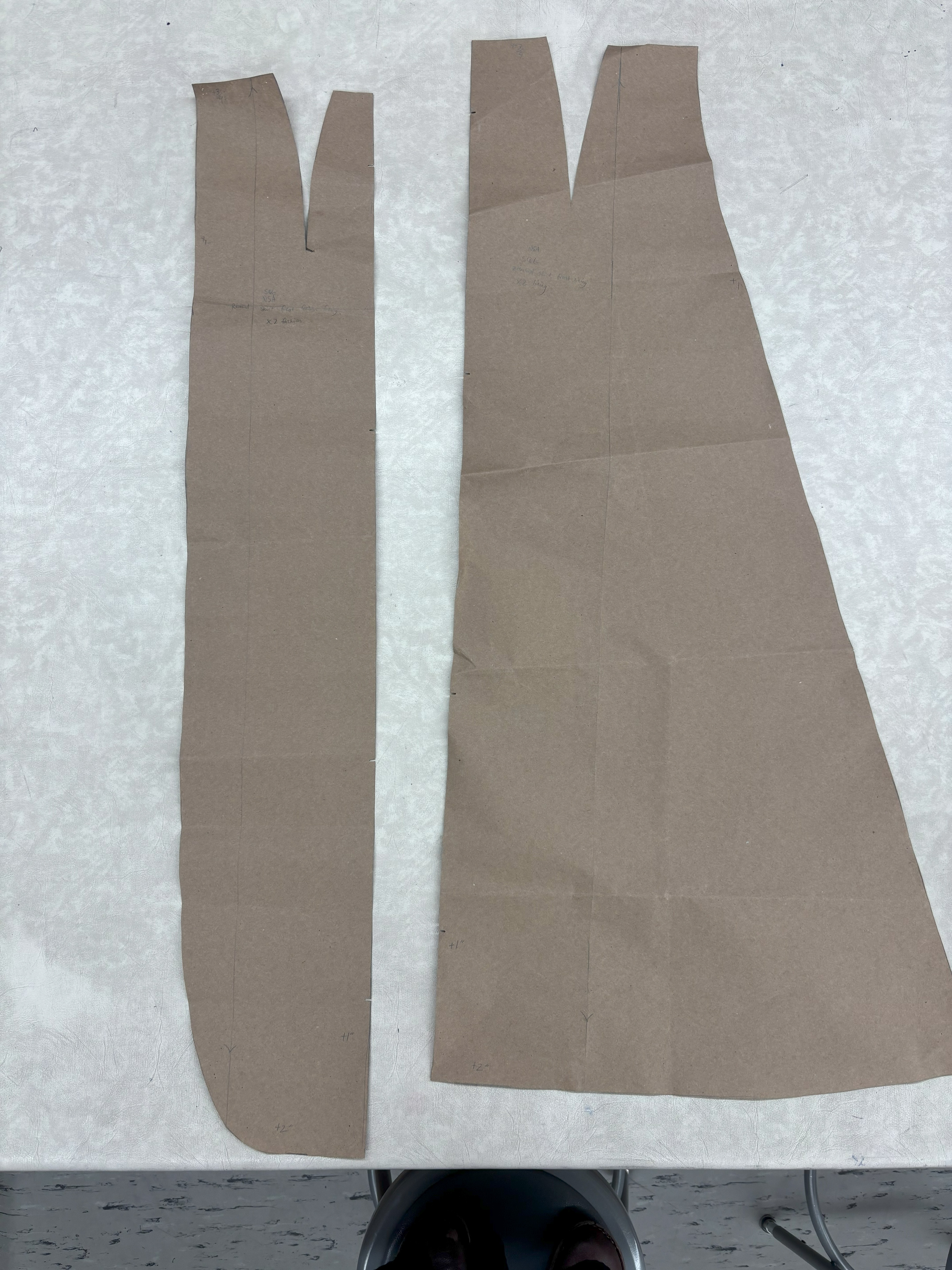 skirt front lining pattern