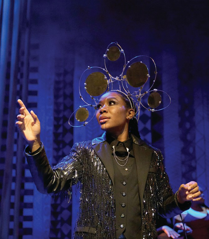 Chorus played by Maya Mays, photo taken byWayne Reich