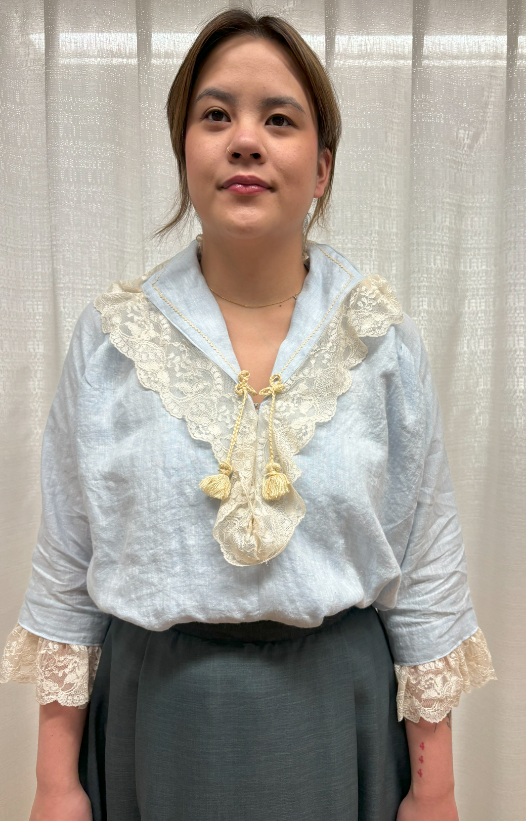 Modeled by Nikki Harada