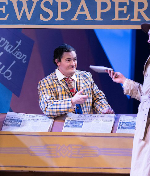 Nathan Detroit played by James Mitchell photos taken by Matt Dilyard