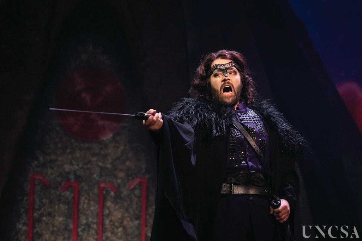 Rodomonte played by Kevin Spooner, photo taken by Allison Lee Isley