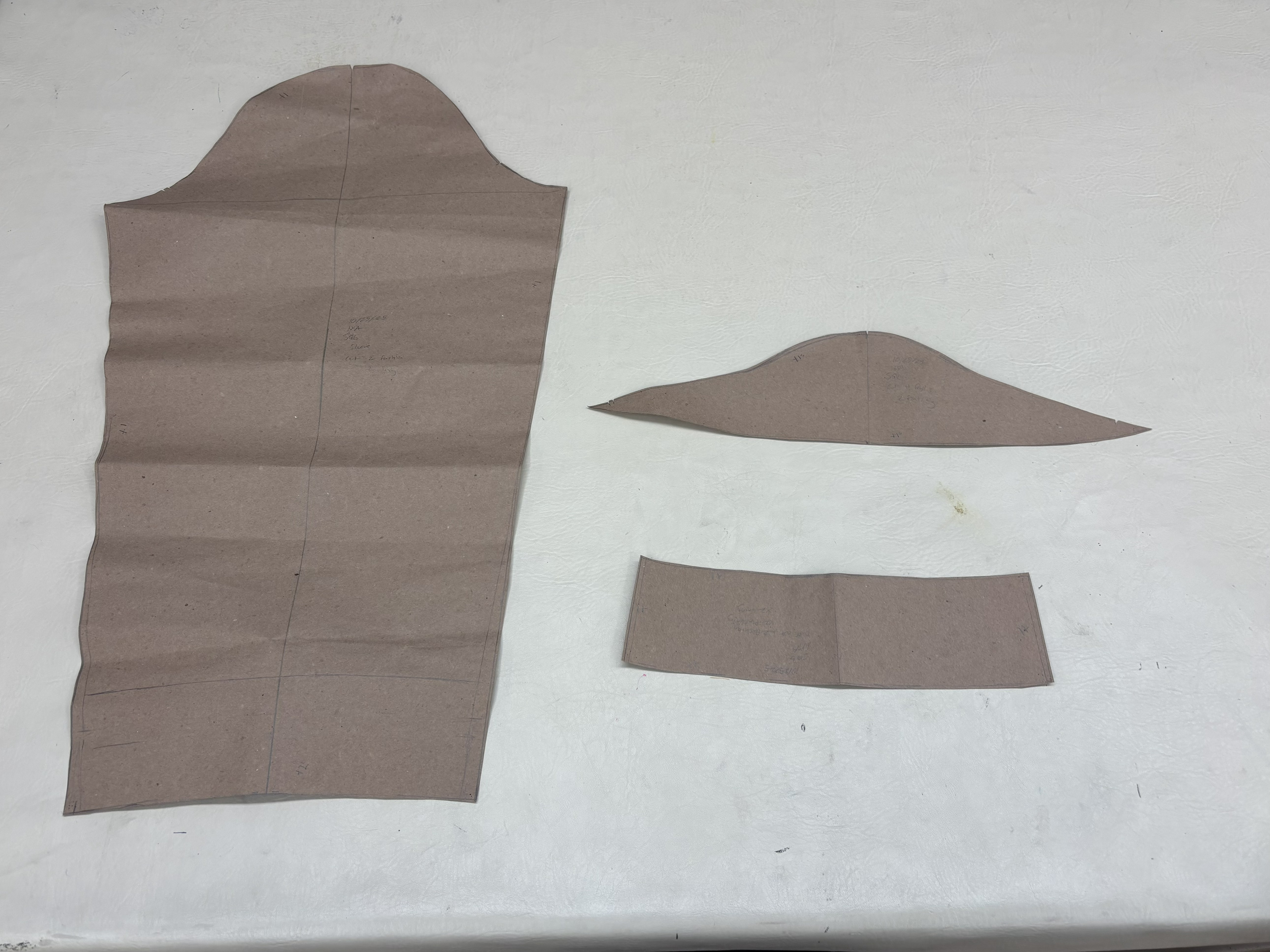 Sleeve and cuff pattern