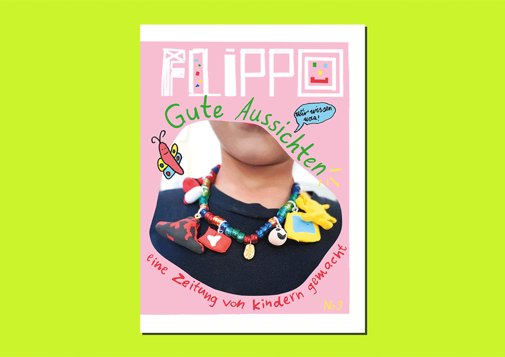 Die Ausgabe der Kinderzeitung Flippo "Gute Ausschichten", 2025.