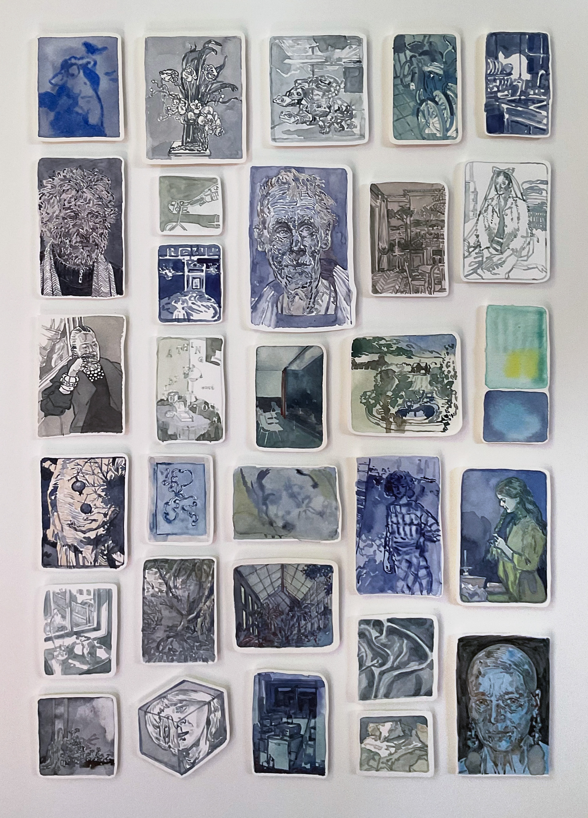 Blue World, Isabella Kuijers, 2023, 85cm x 65cm