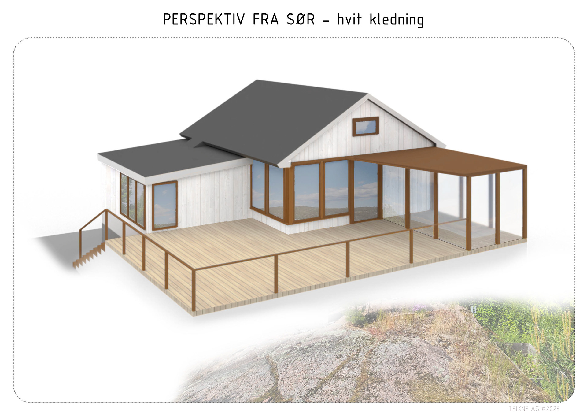 Forslag 1 - Fasade Sør