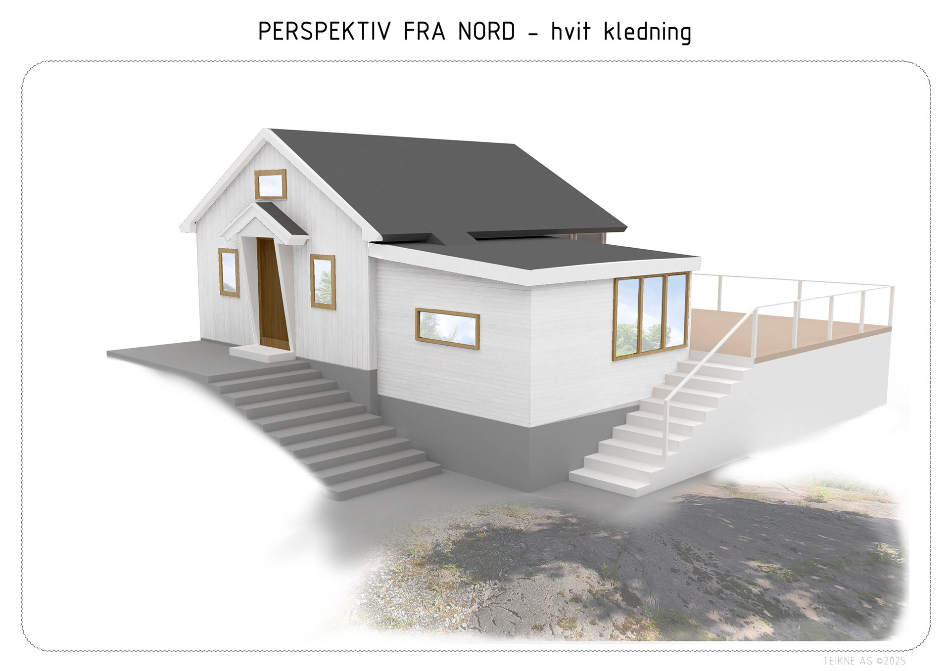 Forslag 1 - Fasade Nord