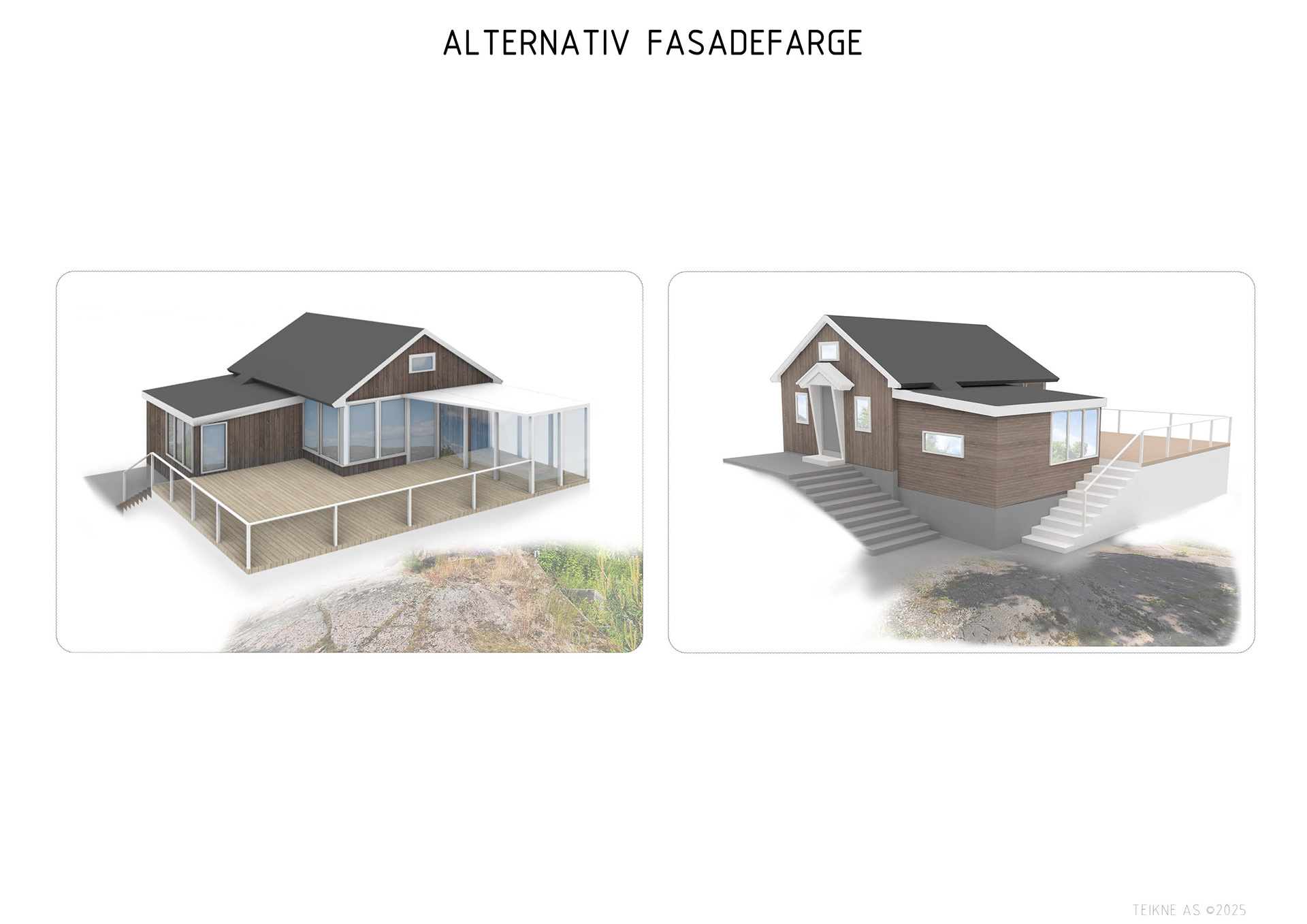 Alternativ fasadefarge