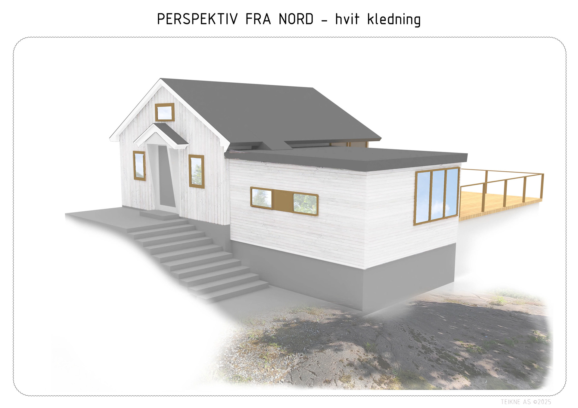 Forslag 2 - Fasade Nord