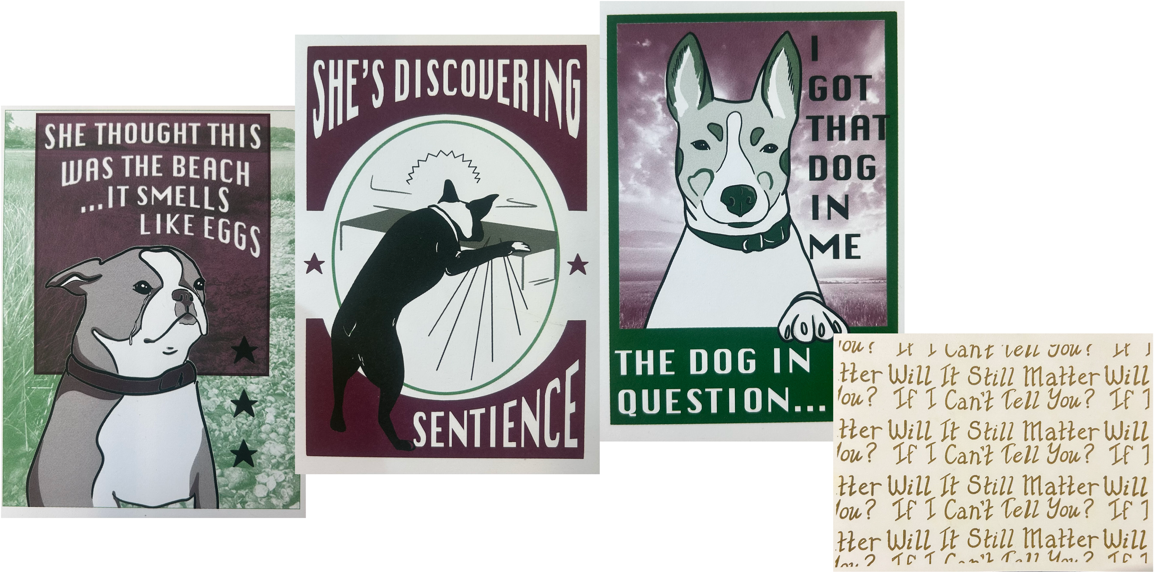 Postcards to Home, Offset and risograph prints, (each) 4” x 6”, 2024