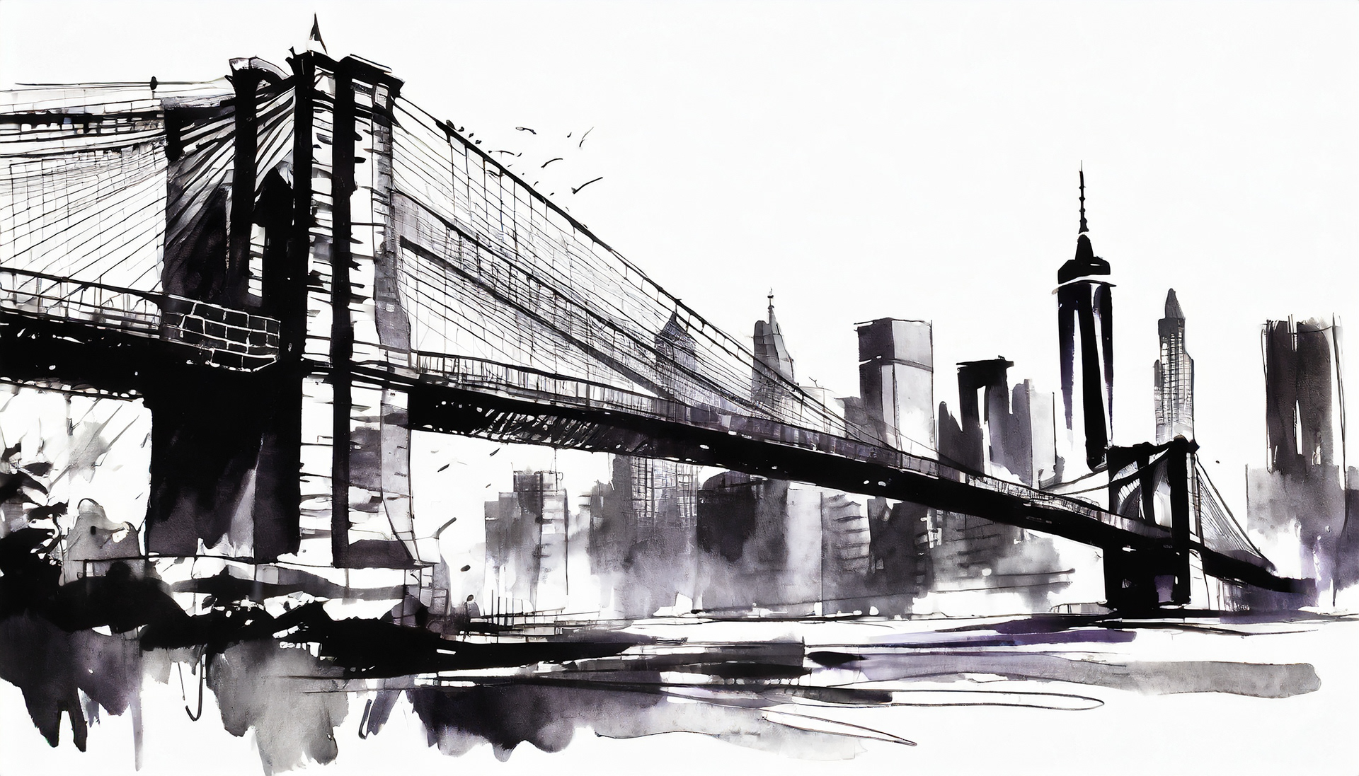 Brooklyn Bridge Ink 1