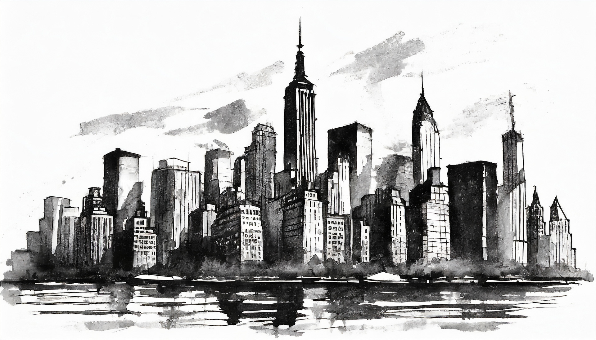 Manhattan New York Ink 1