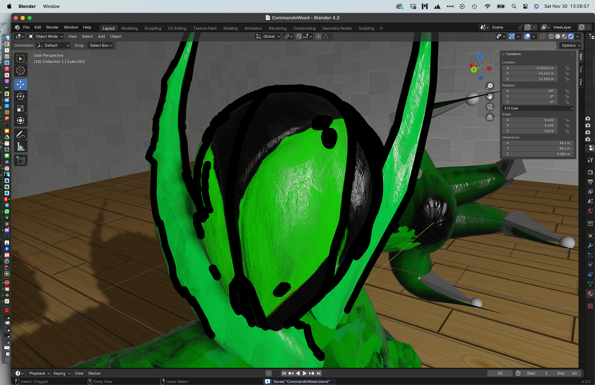 Commando Weed - Paint Shader