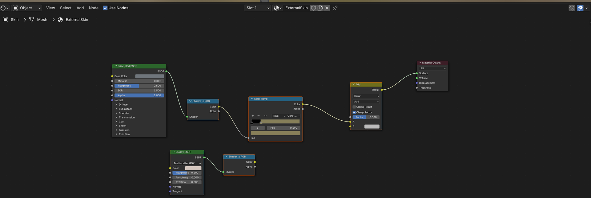 Initial Toon Shader - Skin