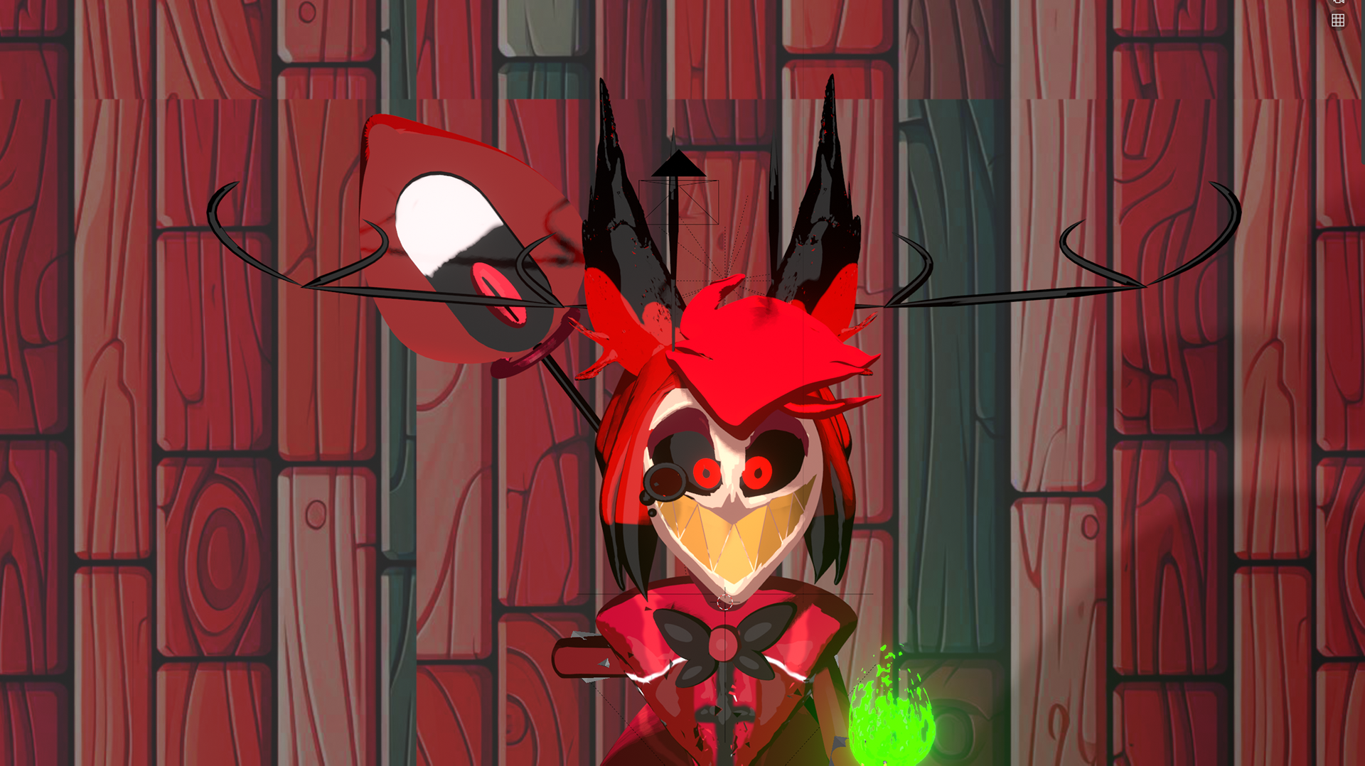 Alastor Partial Demon - Front View - Render Preview