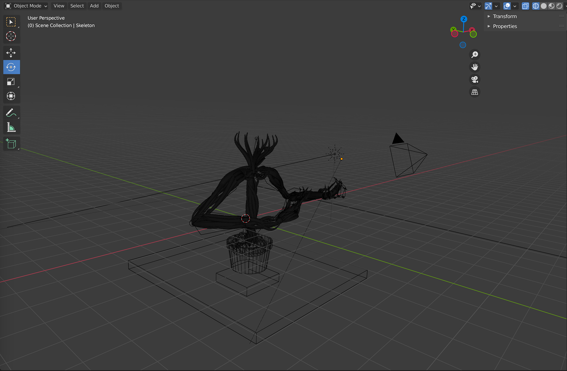 Knife Weed - Wireframe