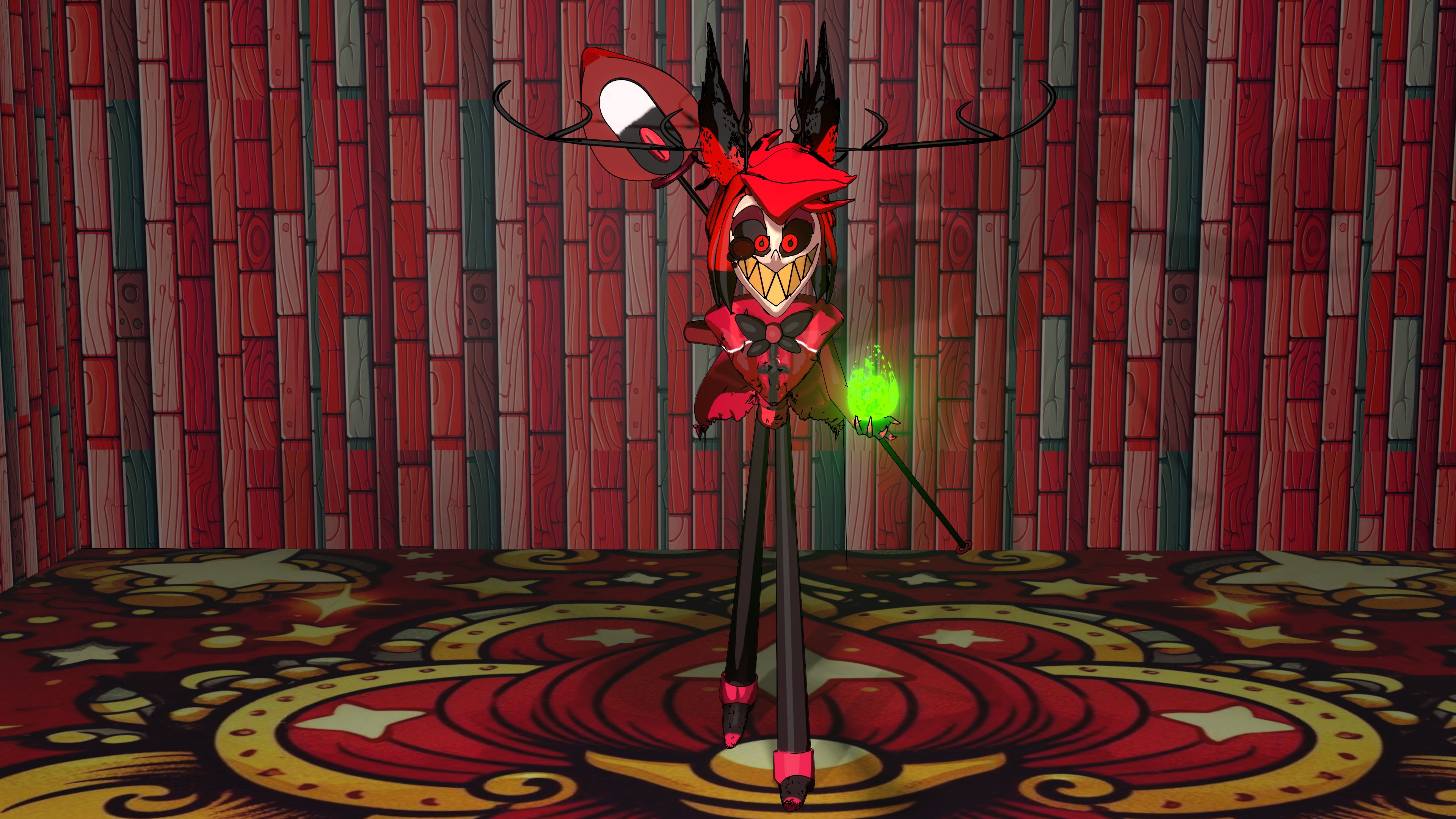 Alastor Partial Demon - V2 - Front POV