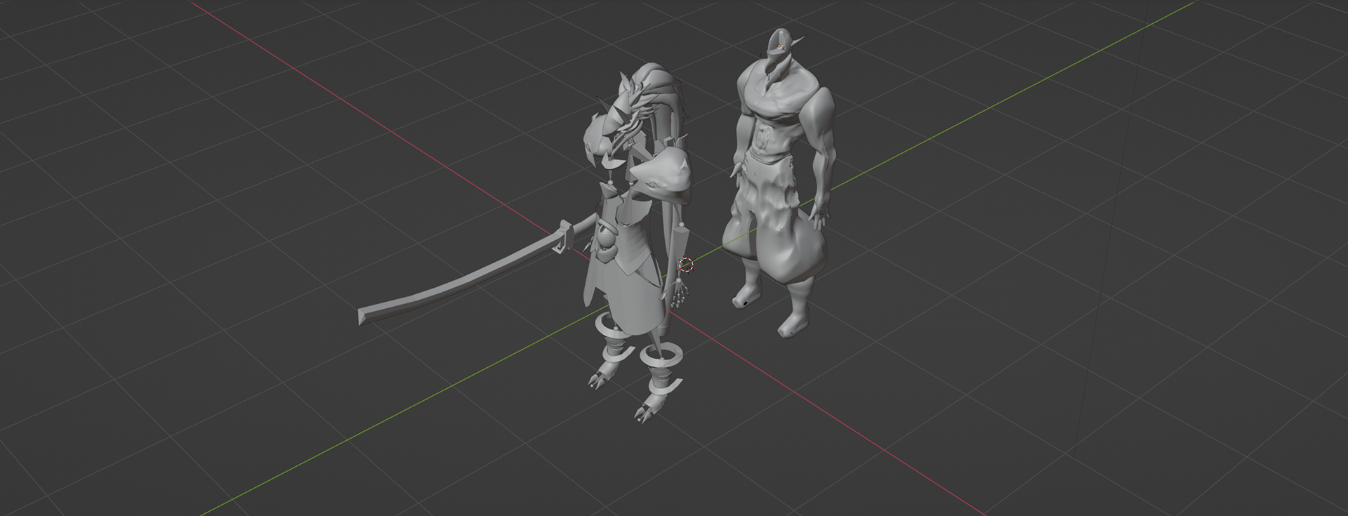 Armor pieces and hair split from body