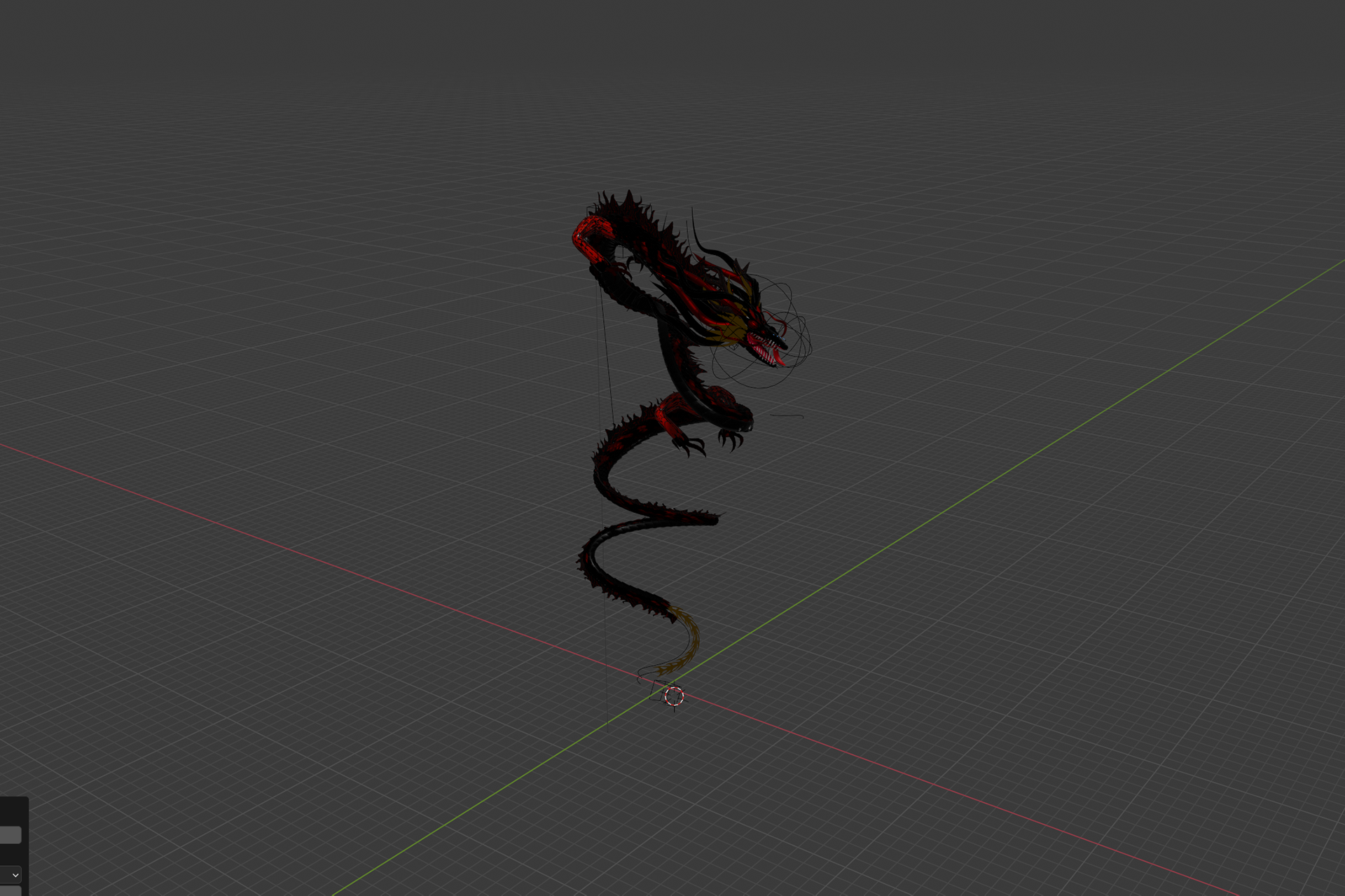 Initial Colors for Dragon 1 - Render Preview