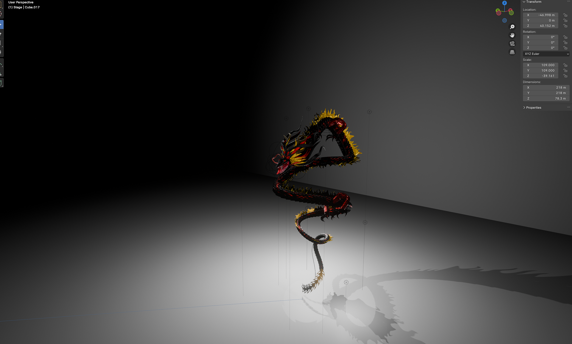 Dragon 1 - Render Preview
