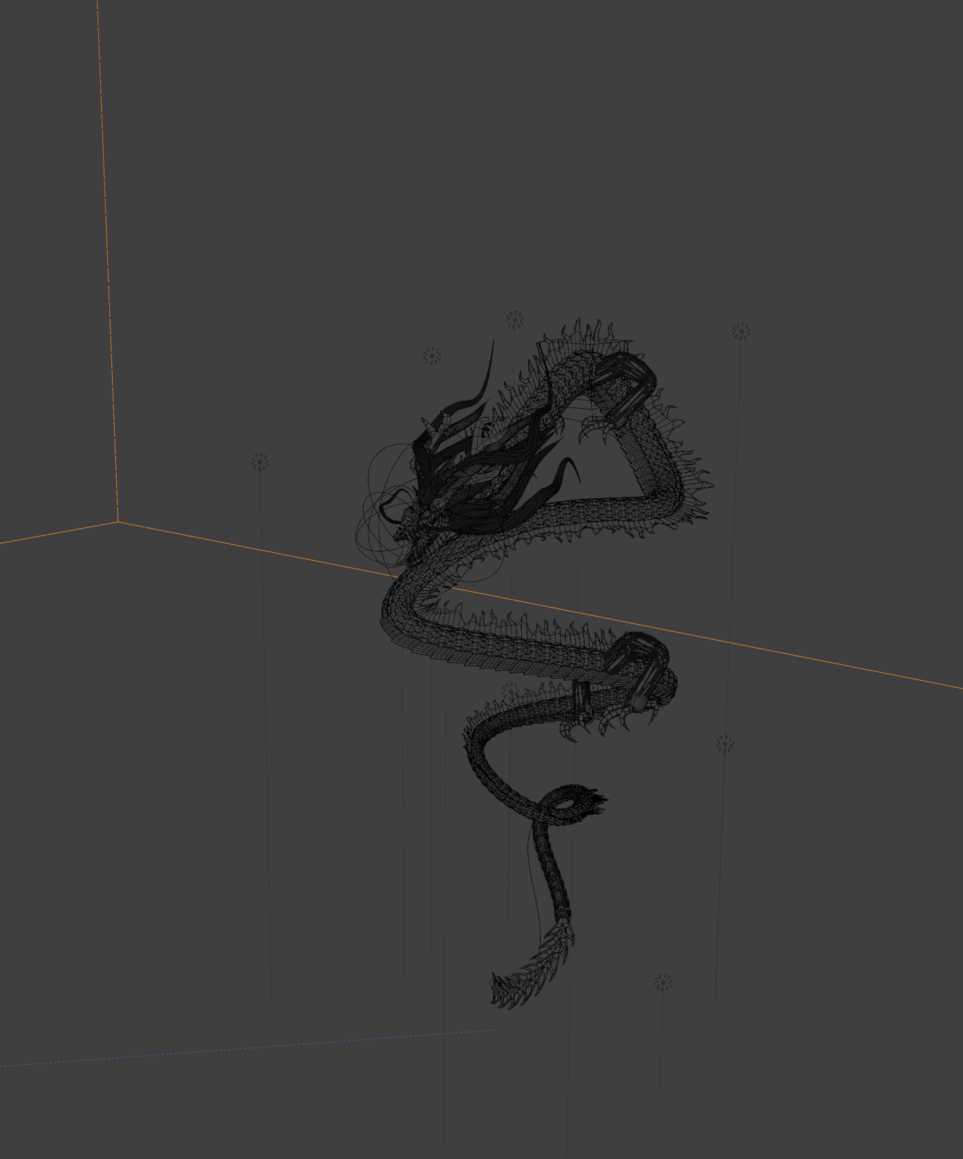 Dragon 1 - Wireframe