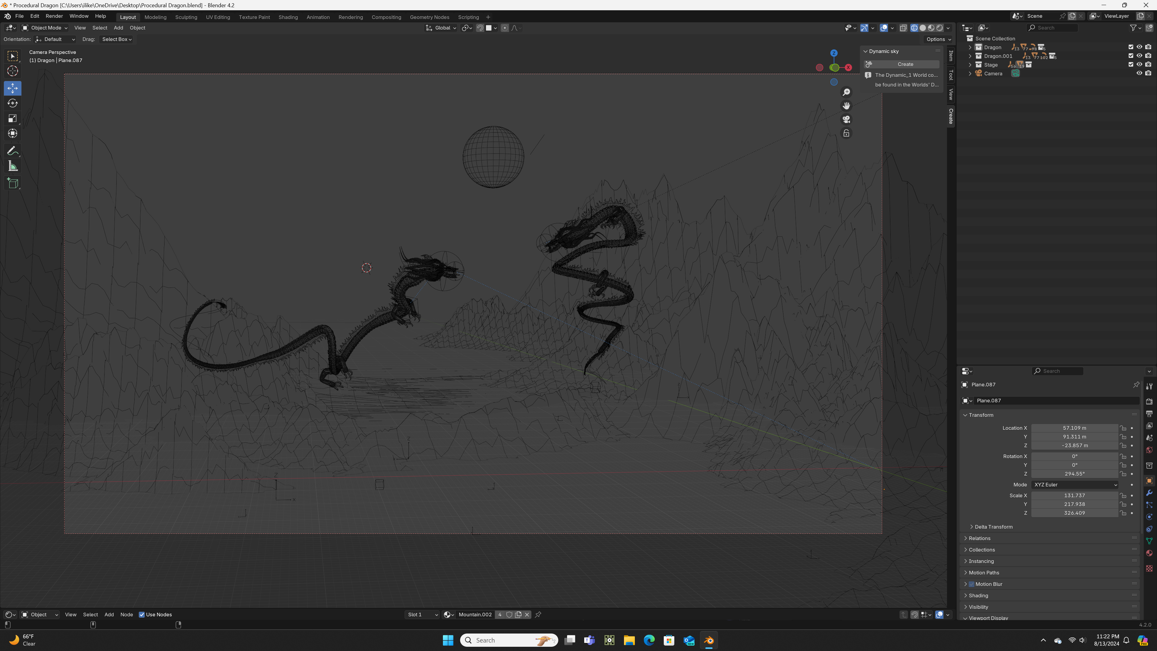 Version 2 Render - Wireframe