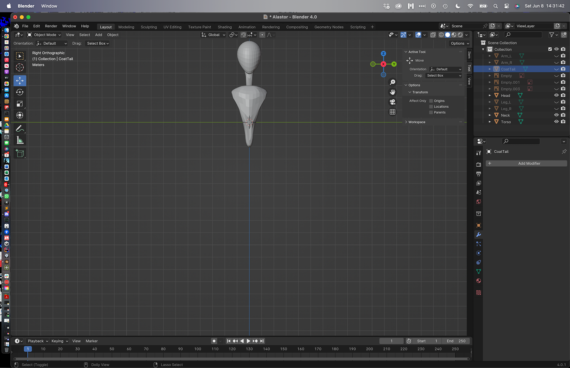 Initial Head & Torso
