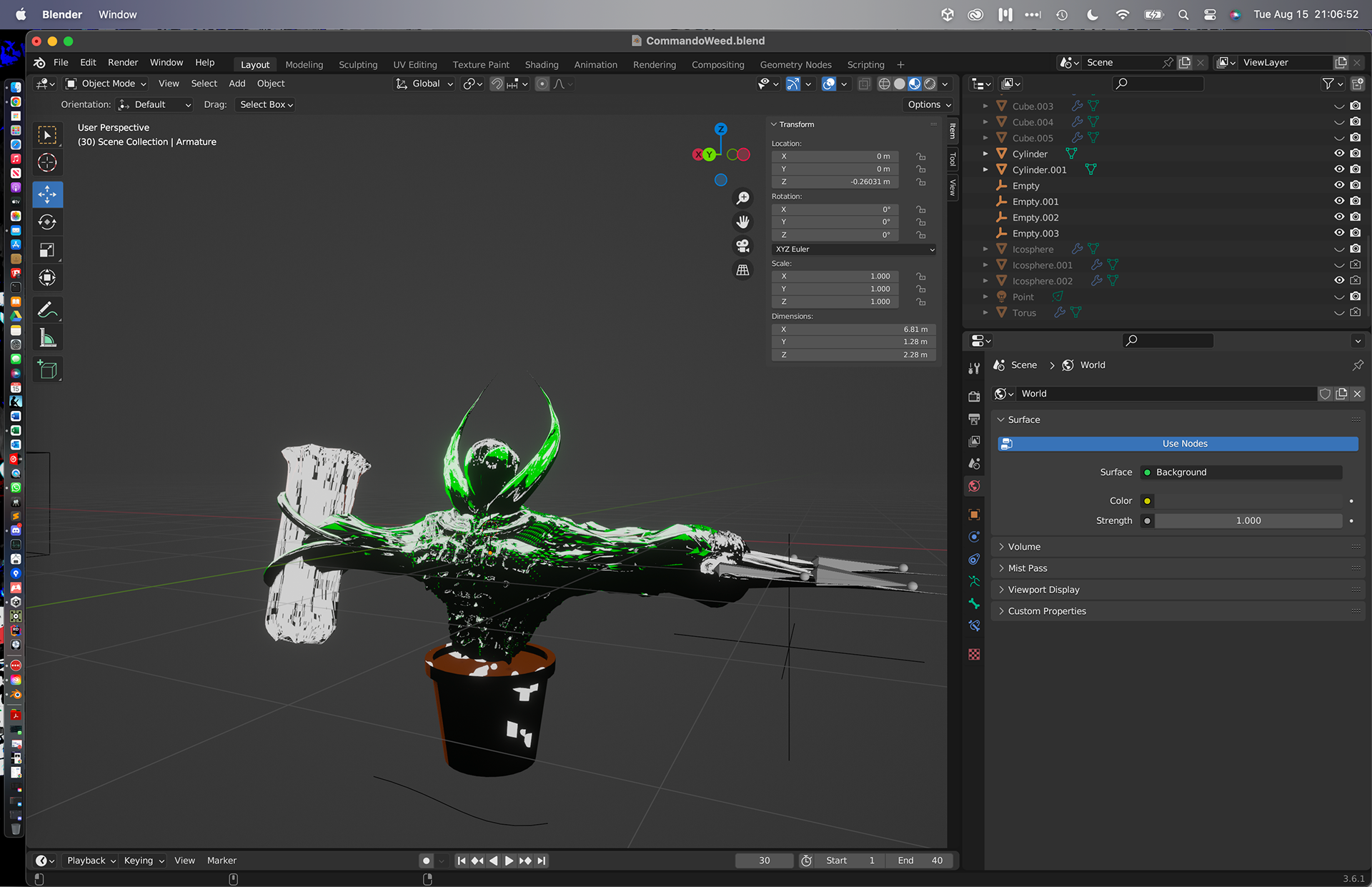 Material Preview (NOTE: This is using my custom shader)