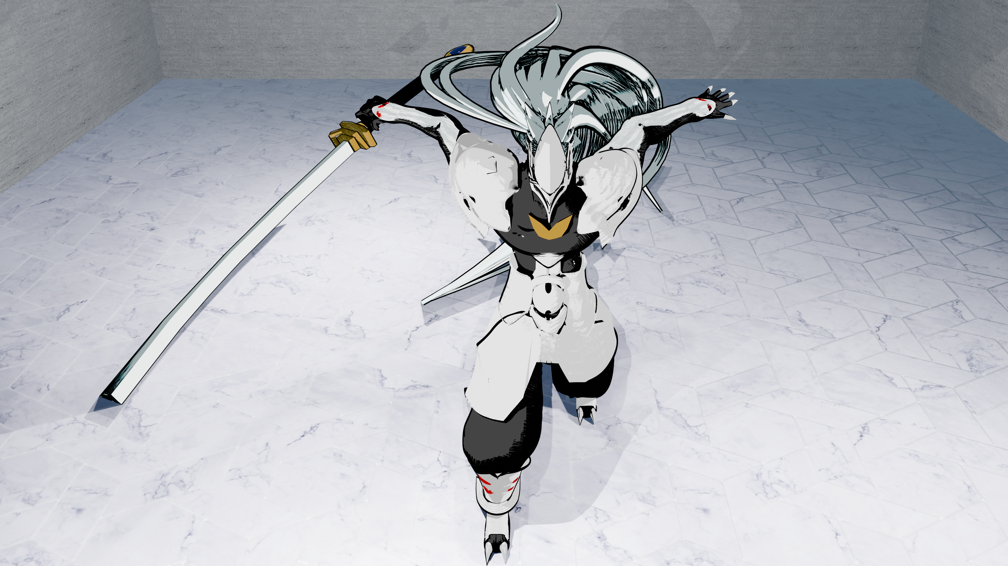 Hakumen - Final Render Image
