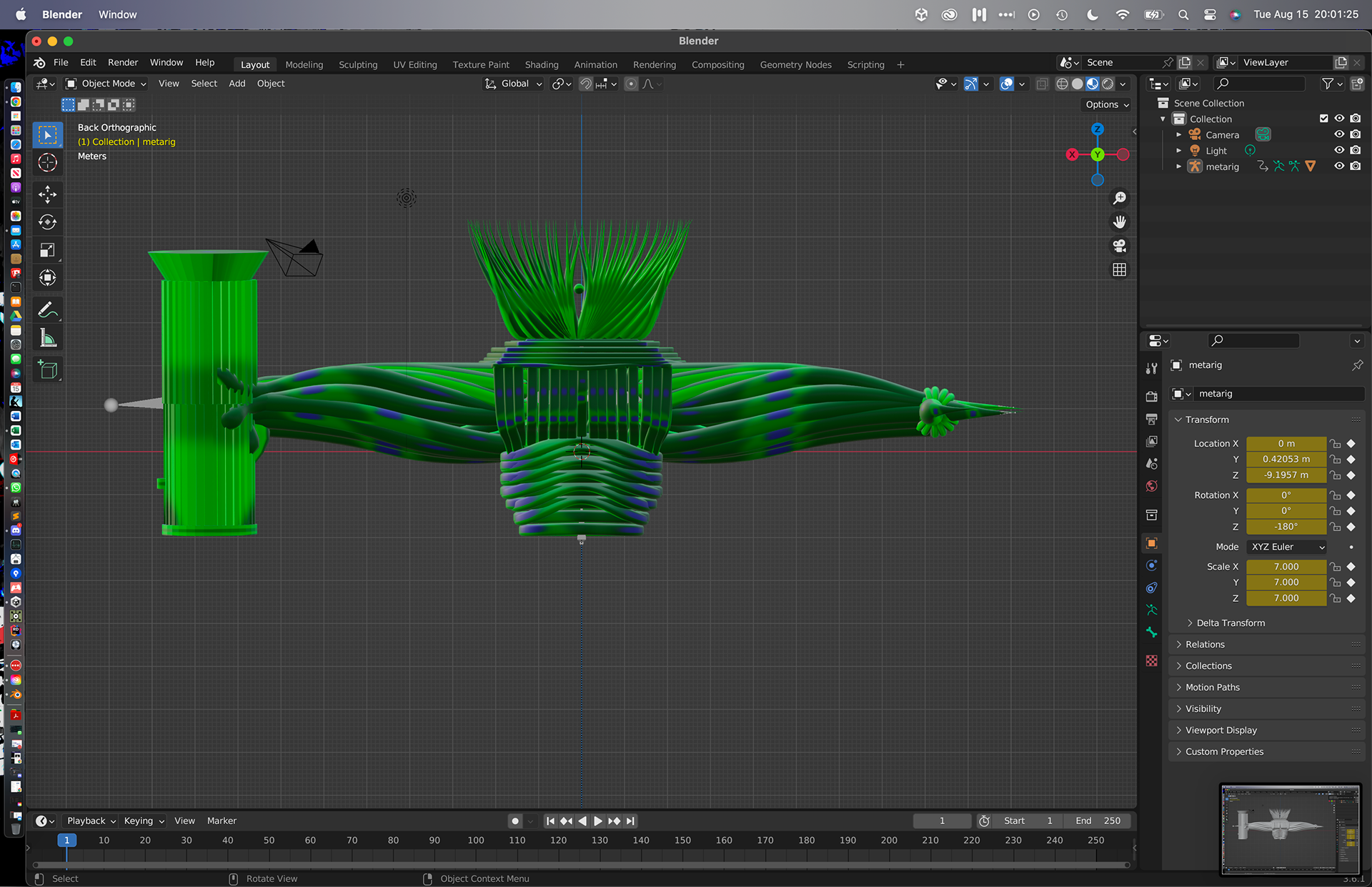 Original Mesh with Textures