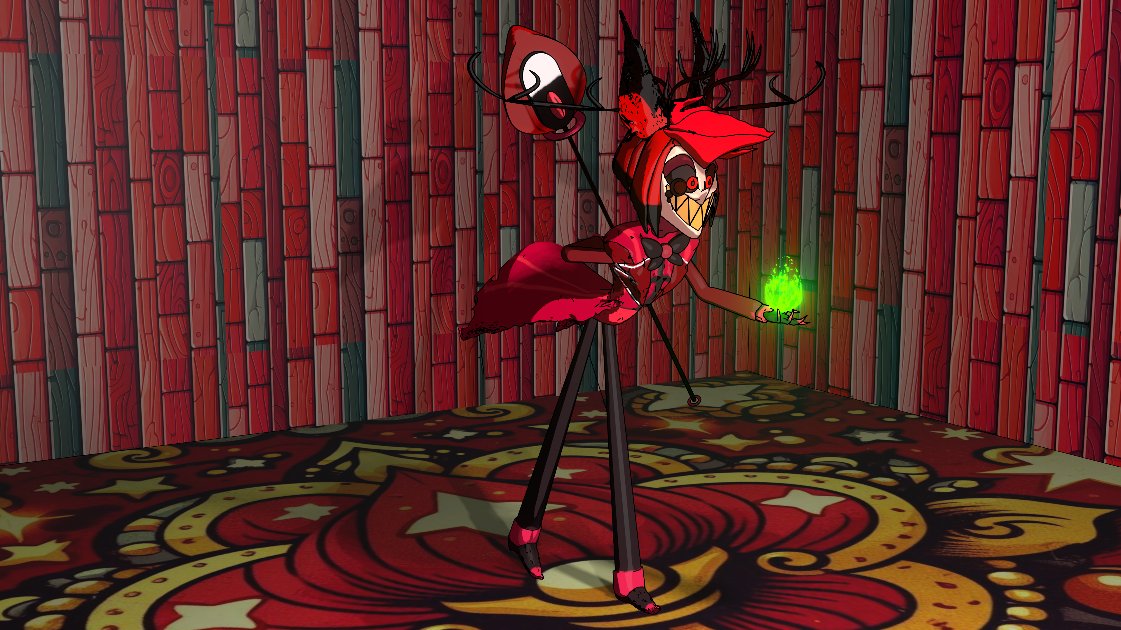Alastor Partial Demon - V2 - 3/4 POV