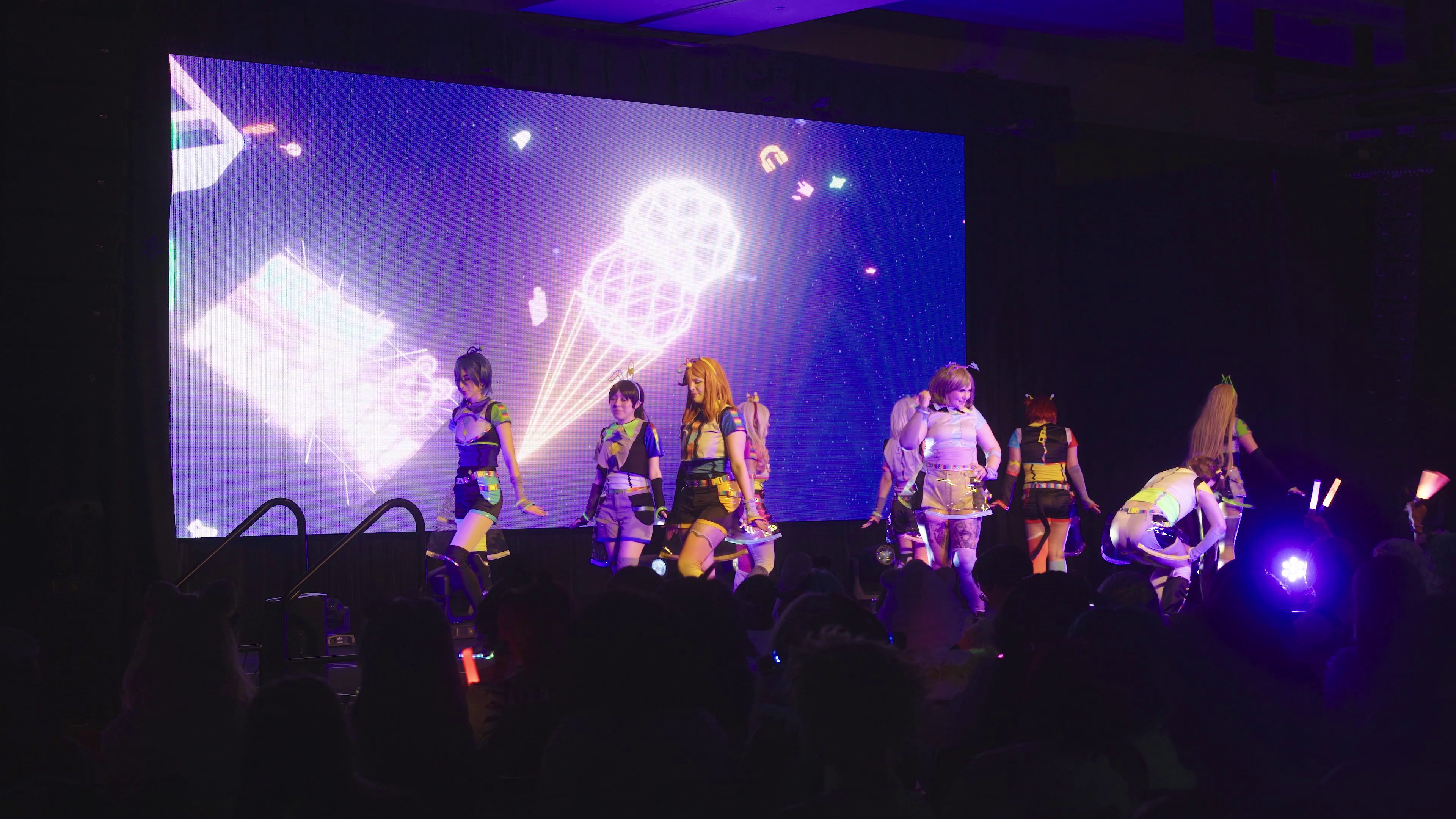 Character's lyric in song syncs with motif on screen