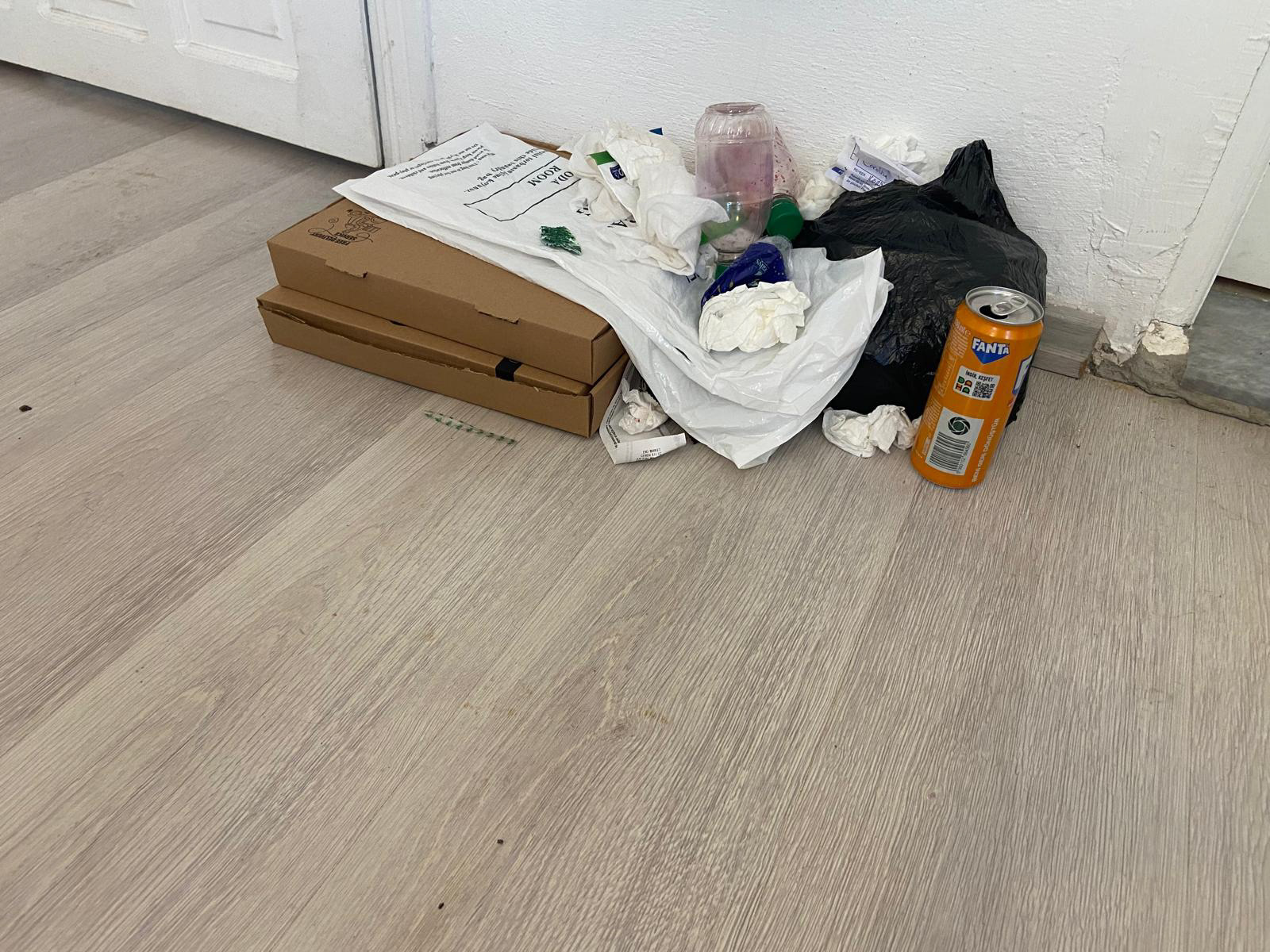 rubbish never collected