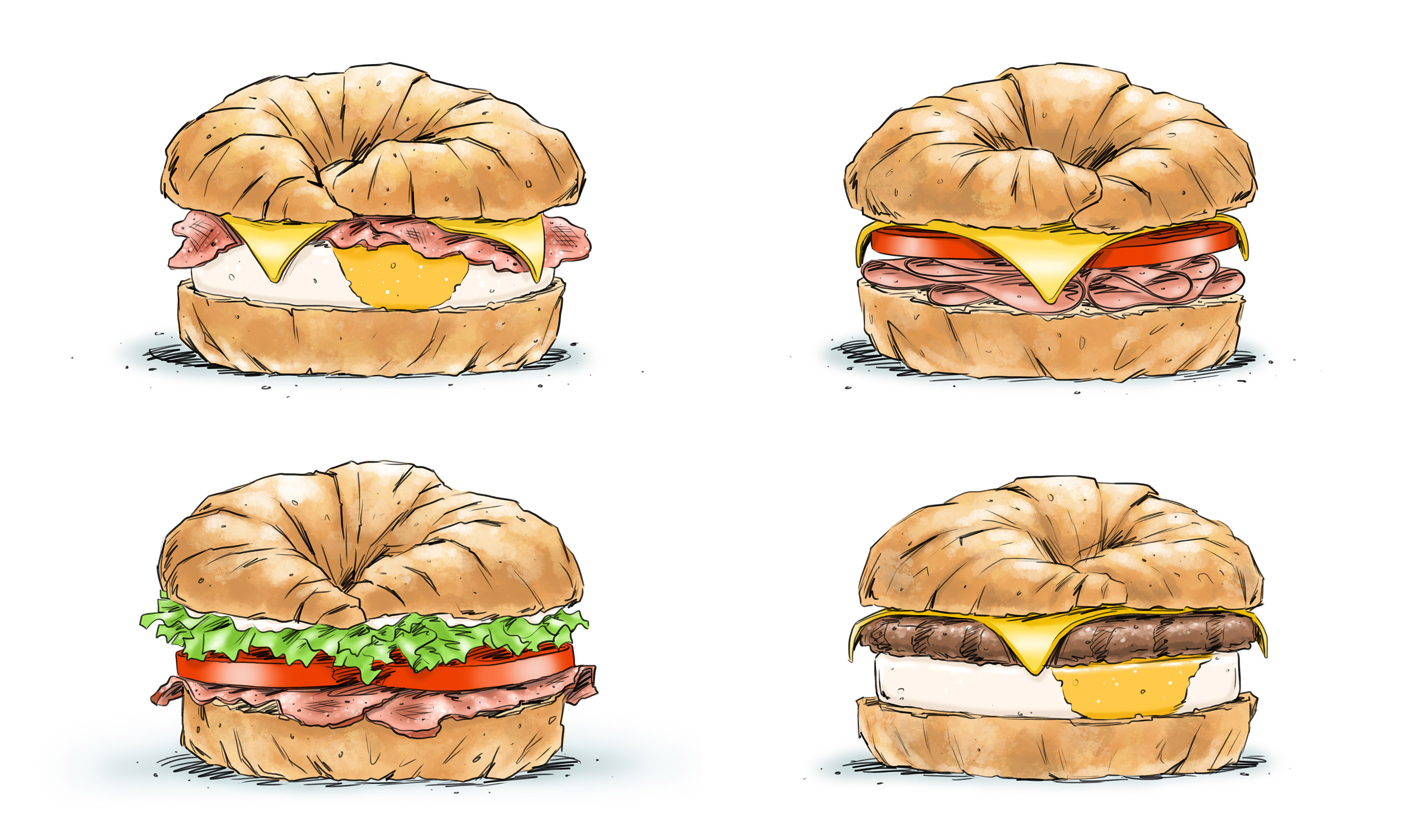 baz baker storyboards - food storyboards