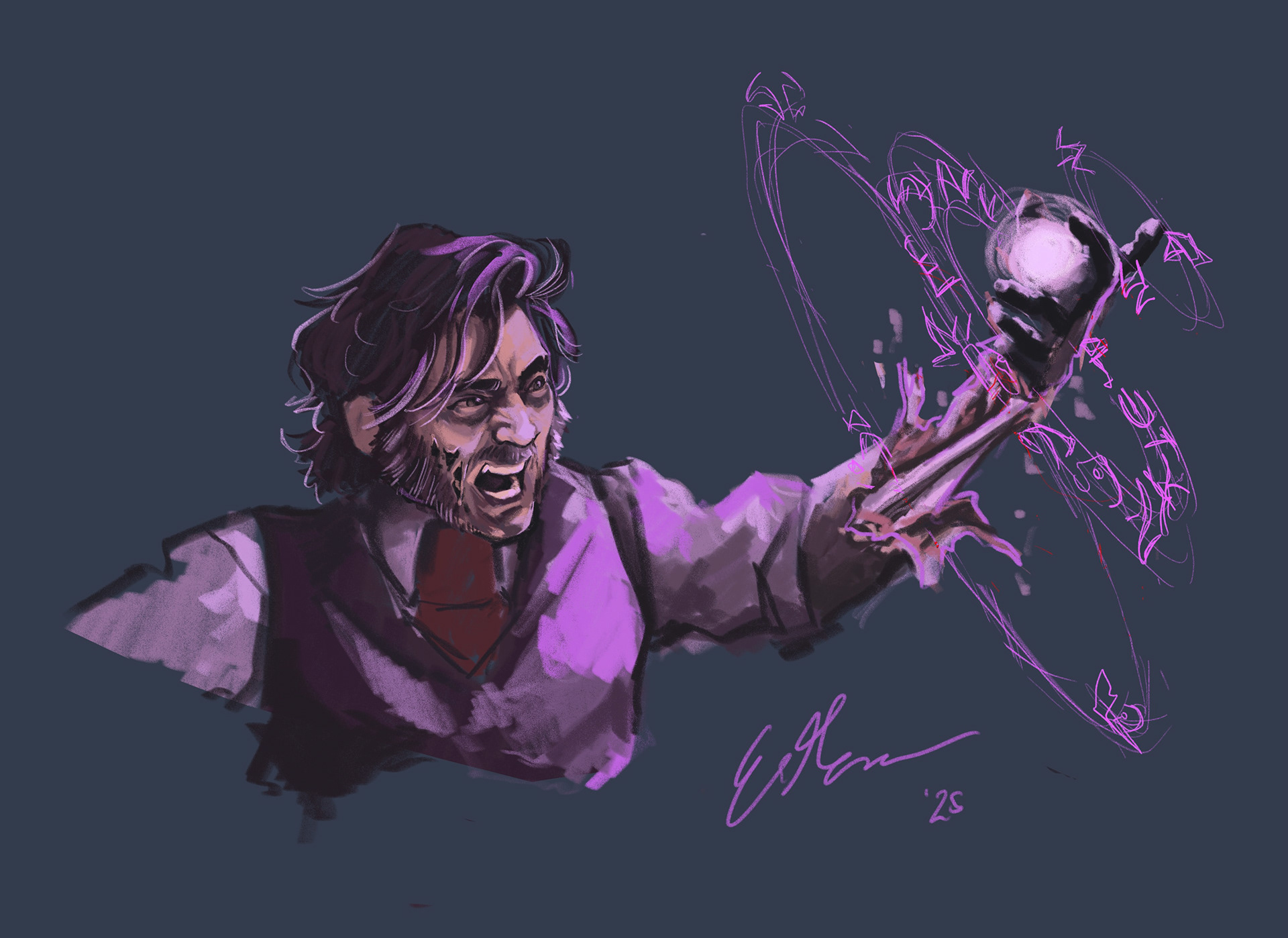 Untitled, Adobe Fresco, 2025