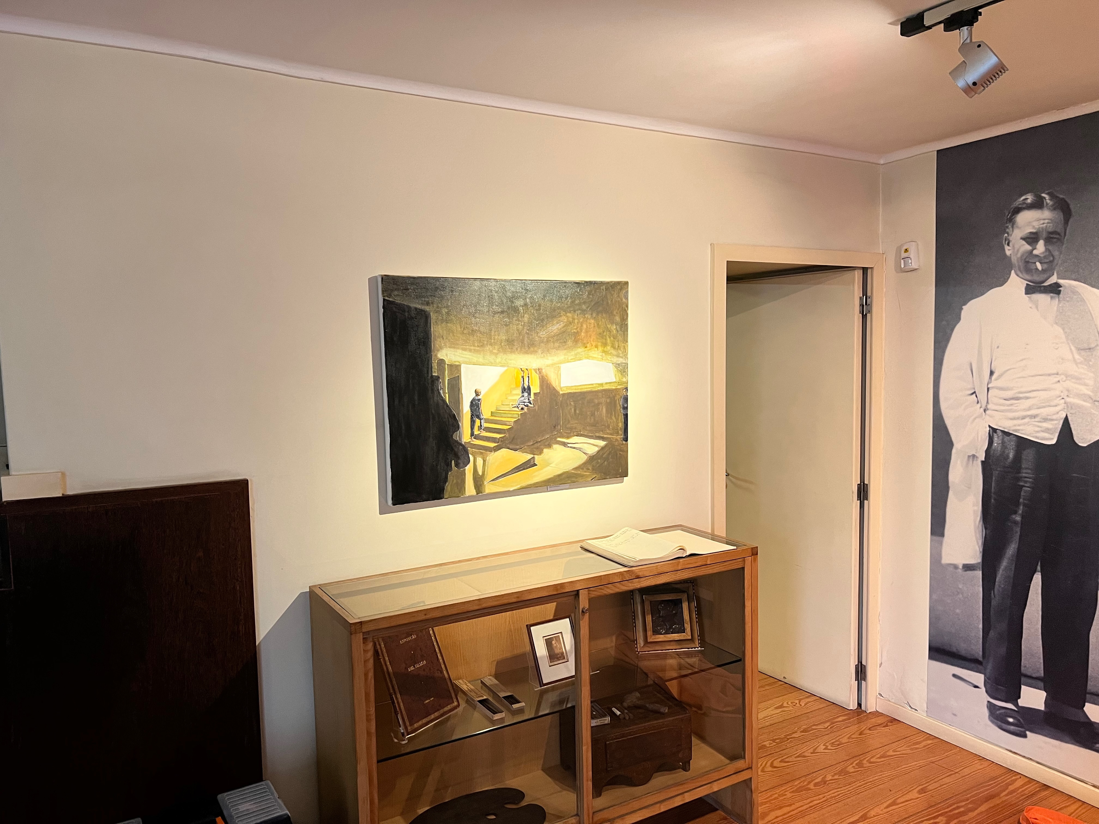 Vista da Exposição "Fresta, Fenda ou Ruído", na Casa-Museu Abel Salazar, São Mamede de Infesta.