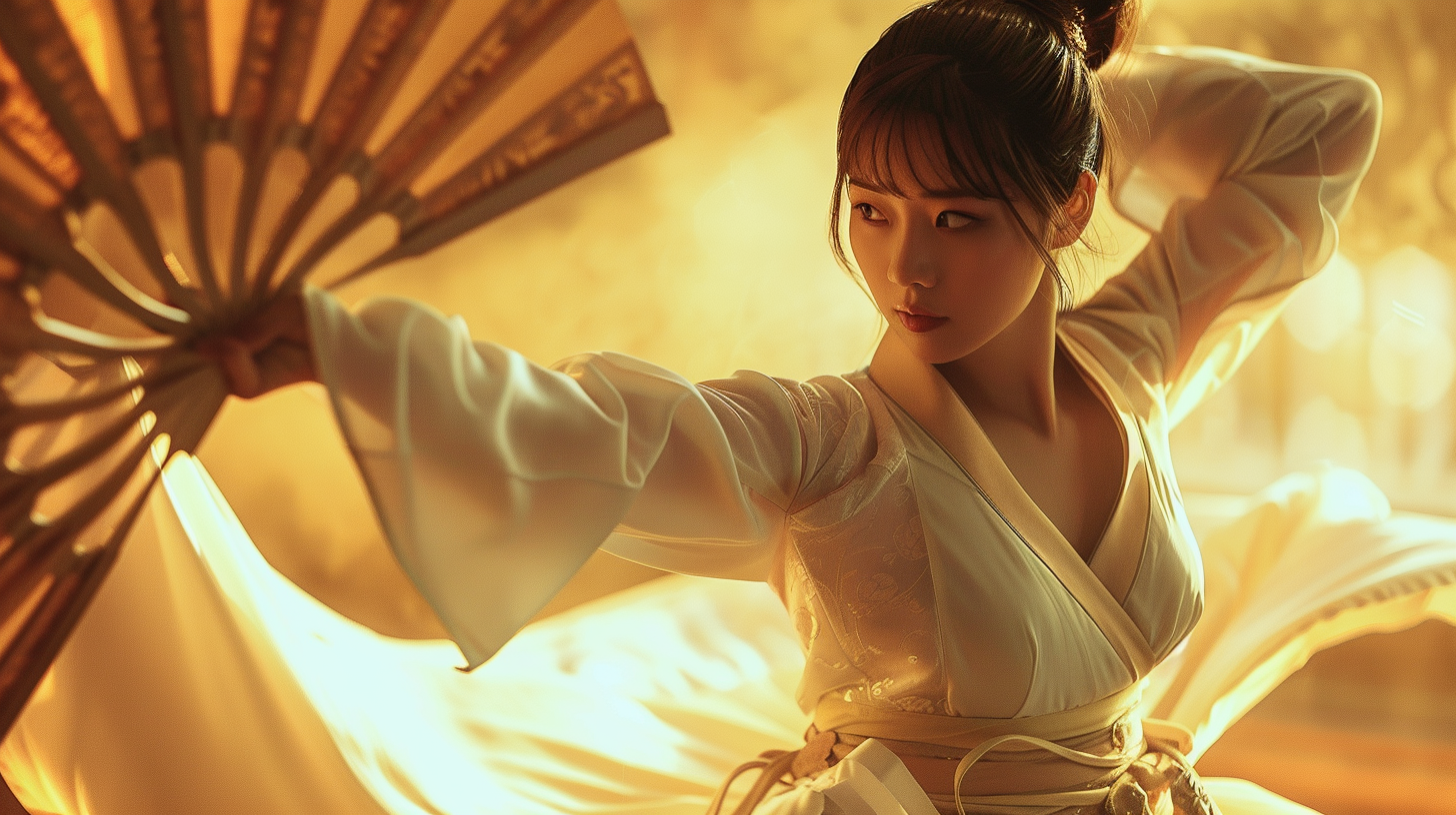 Cathy Gu|扇功舞|Kongfu Dancing