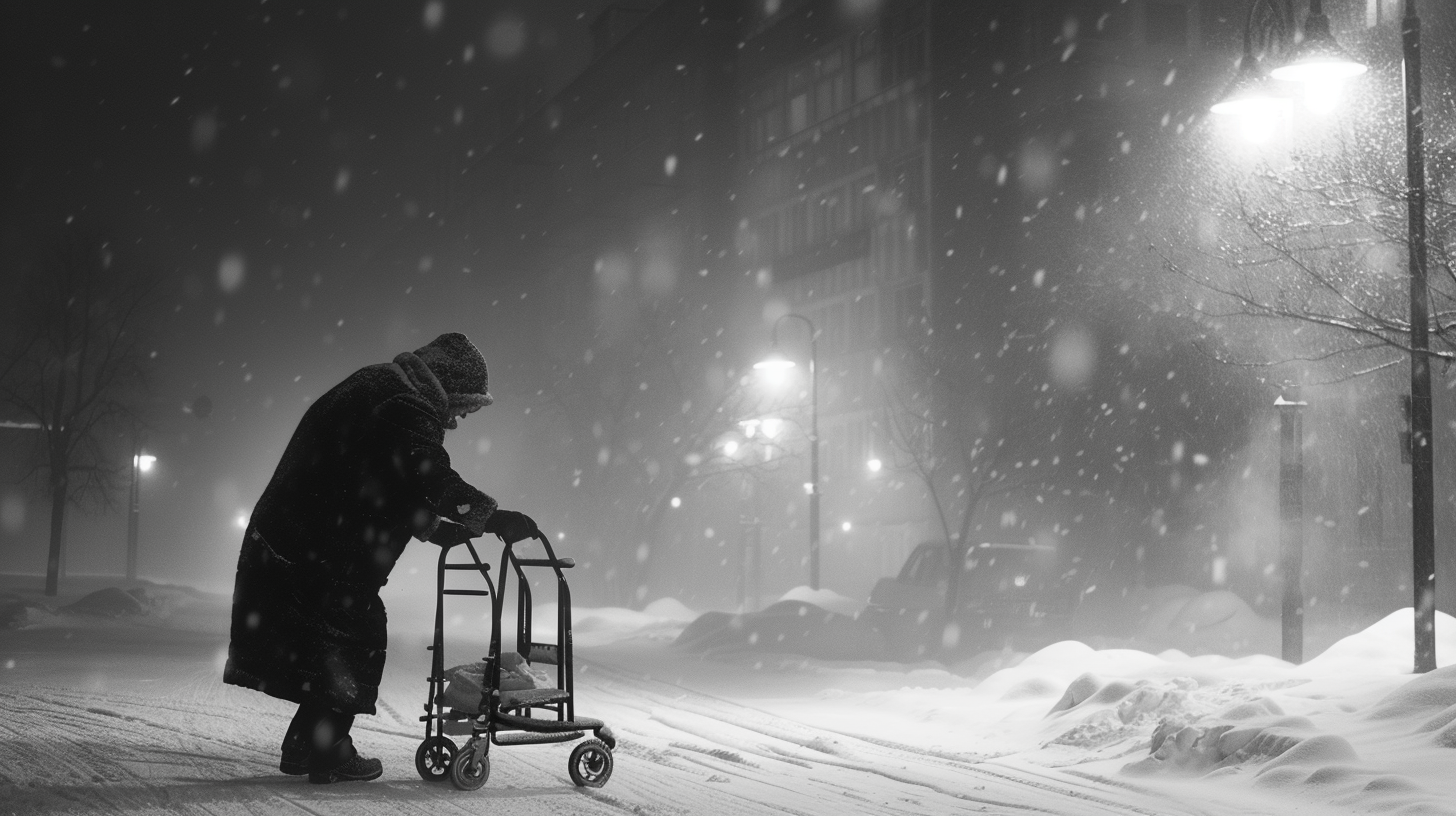 Leah Xu|狐独行走于雪夜|Walking alone on a snowy night