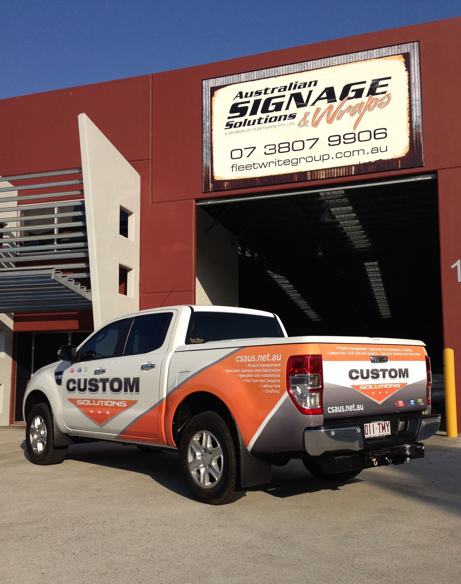 Custom Solutions ute graphics