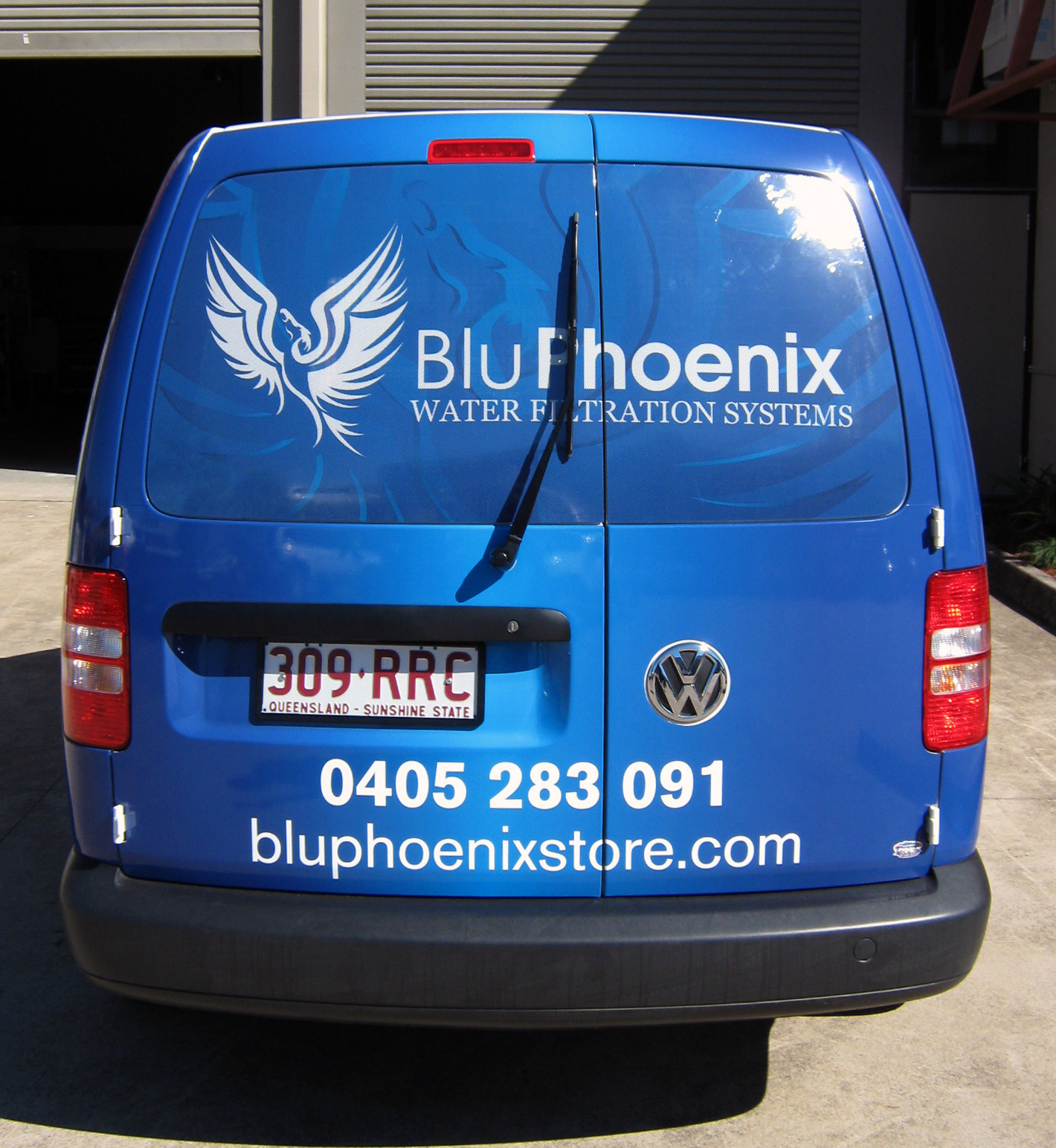 Blu Phoenix van
