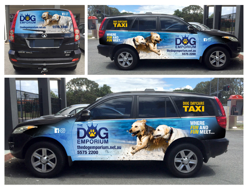 Dog Emporium concept mock-up for approval