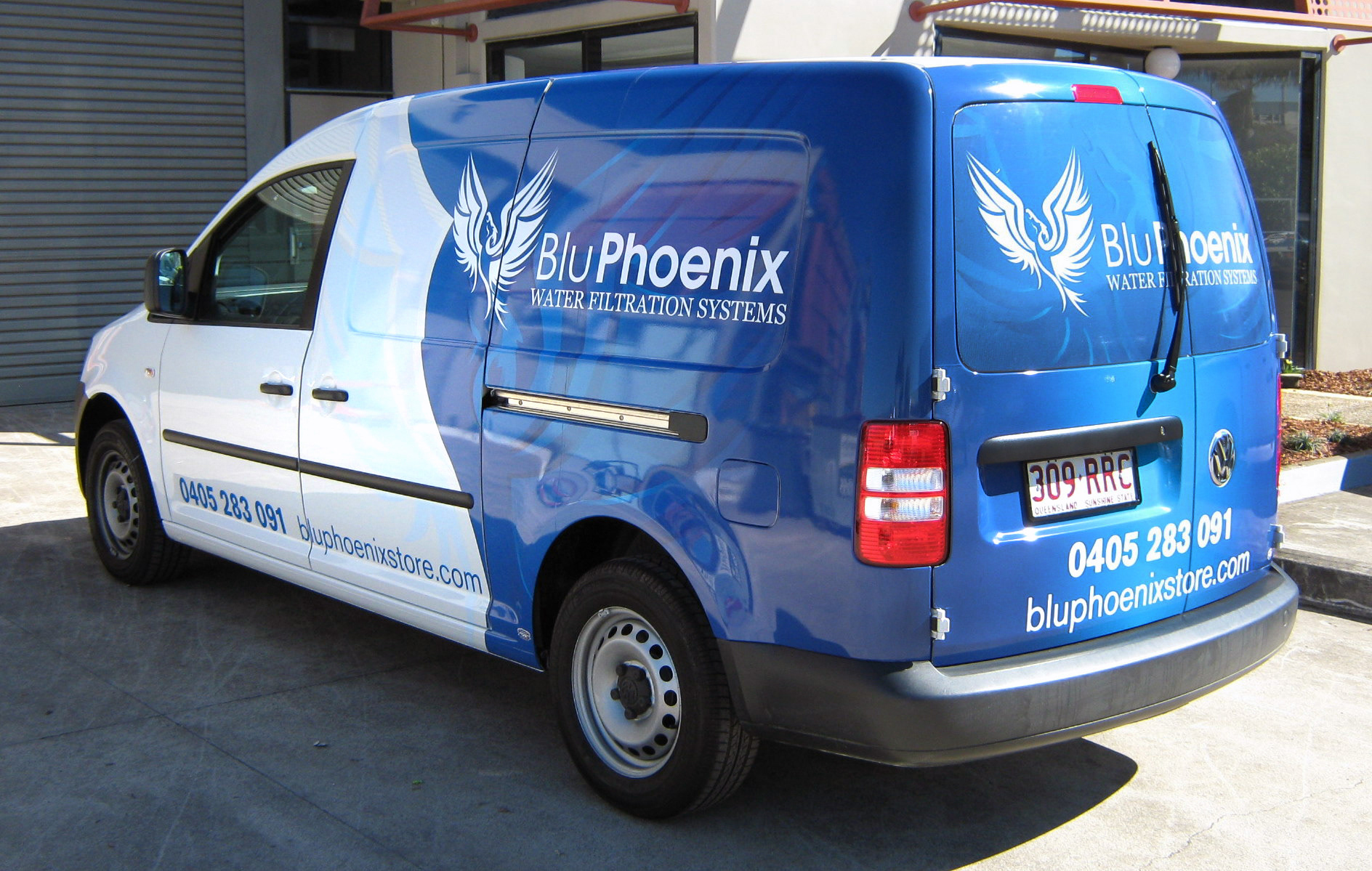Blu Phoenix van