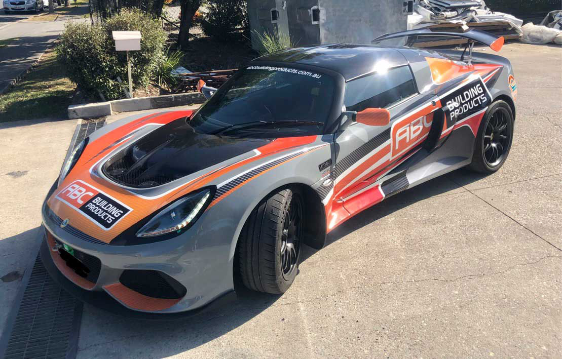 ABC Building Products race car