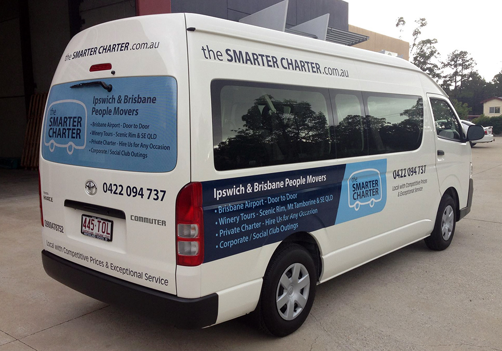 The Smarter Charter bus wrap