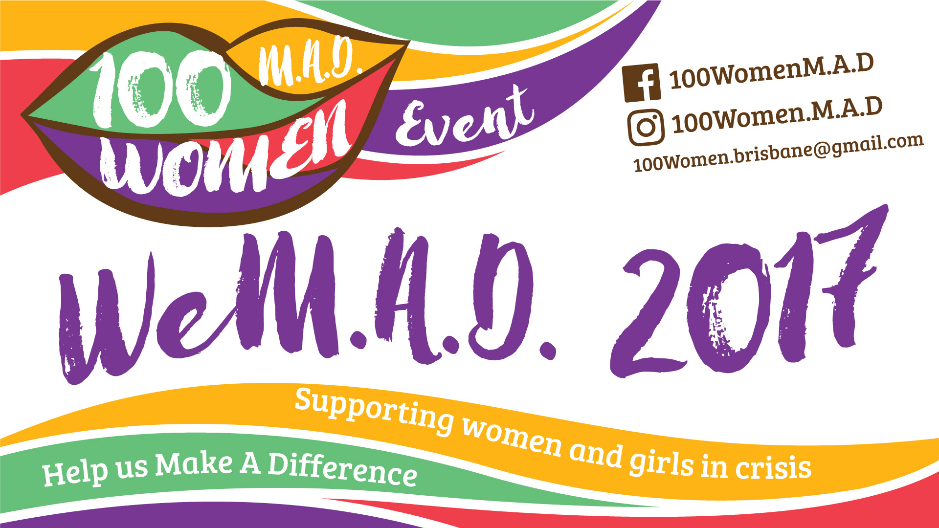 WeM.A.D. event branding