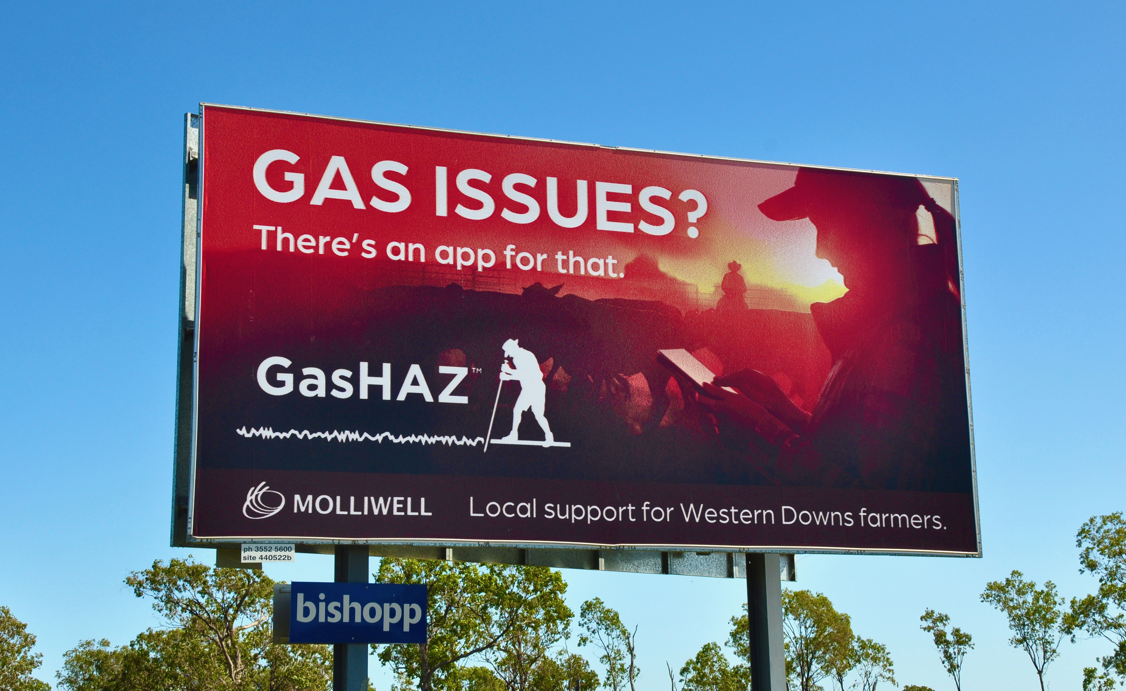 GasHAZ billboard for Molliwell