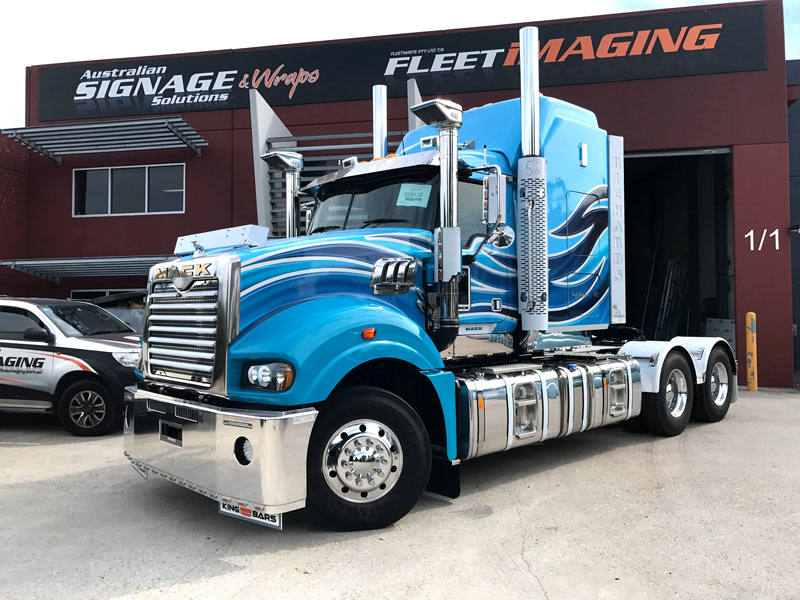 Richards Transport fleet wrap