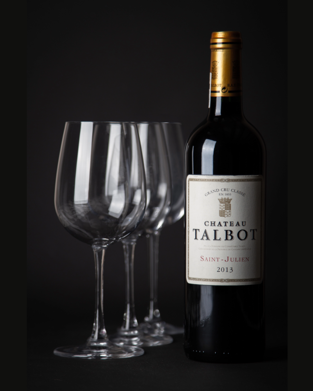 Vin rouge Grand cru château Talbot Saint Julien