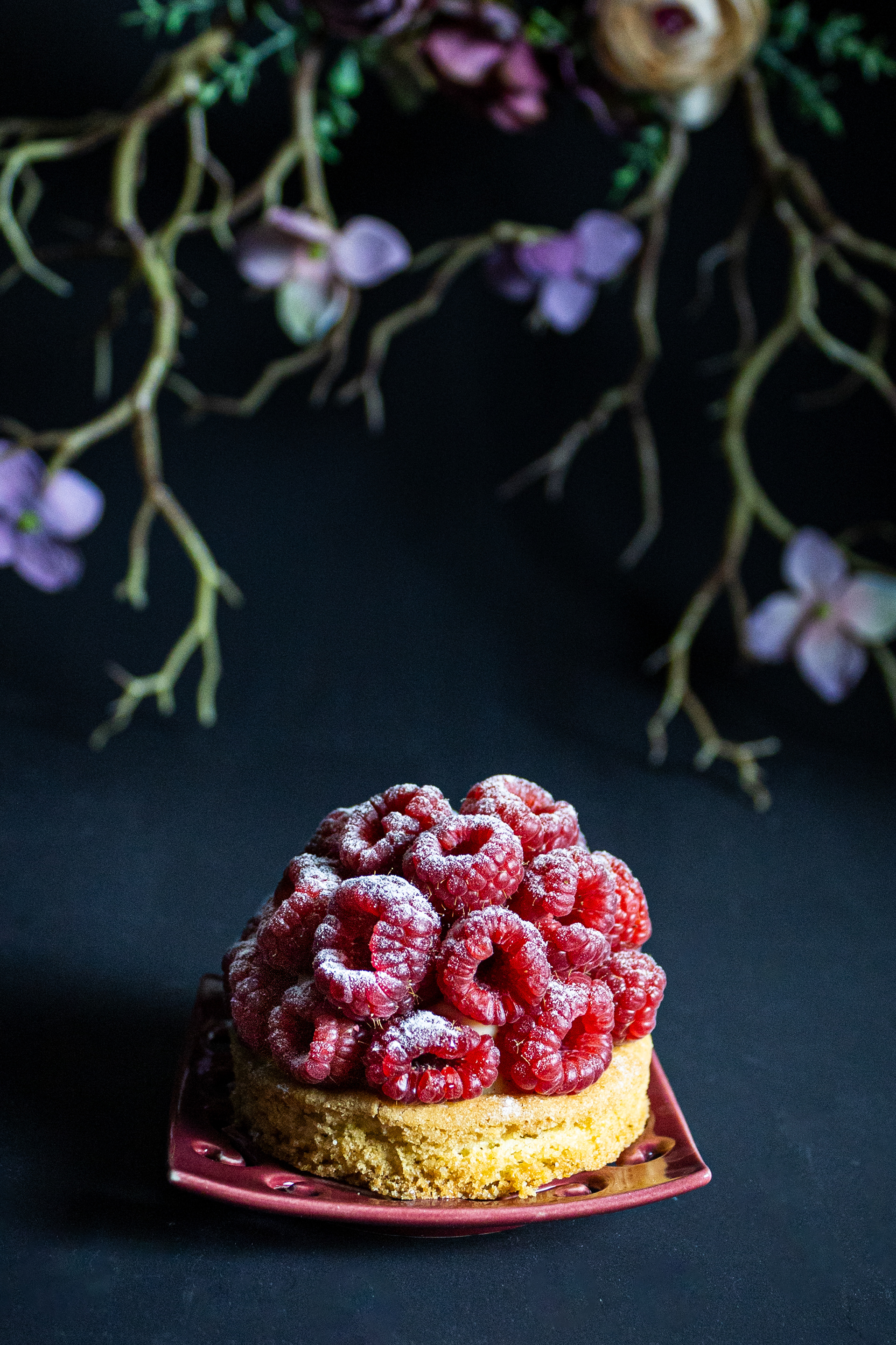 Tarte aux framboises