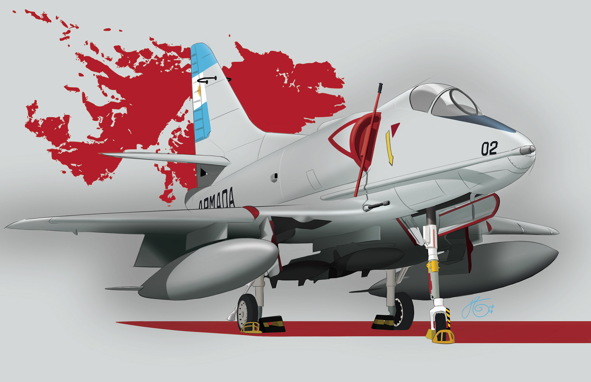 A4 SKYHAWK | Adobe Photoshop | 2020